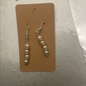 Elegant Pearl Drop Earrings
